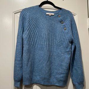 Loft blue crewneck
